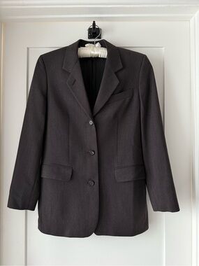 Margaret Howell Made In England 100% Wool Minimalist Blazer 8